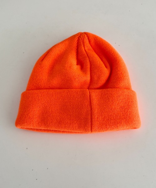 THRASHER（スラッシャー）の「THRASHER MAGAZINE ロゴ刺繍 キッズ ニットキャップビーニー（折り返し）（ニットキャップ/ビーニー・キッズ・ライム/オレンジ/イエロー/ブラック・FREE）」の16枚目の写真