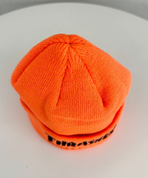THRASHER（スラッシャー）の「THRASHER MAGAZINE ロゴ刺繍 キッズ ニットキャップビーニー（折り返し）（ニットキャップ/ビーニー・キッズ・ライム/オレンジ/イエロー/ブラック・FREE）」の17枚目の写真