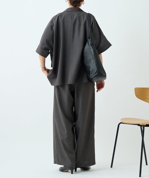 LIVETART（リヴェタート）の「エステルシャンブレータックパンツ《LIVETART》（その他パンツ・レディース・ベージュ/グレー・FREE）」の13枚目の写真