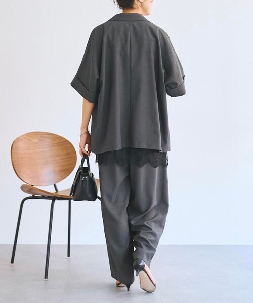 LIVETART（リヴェタート）の「エステルシャンブレータックパンツ《LIVETART》（その他パンツ・レディース・ベージュ/グレー・FREE）」の16枚目の写真