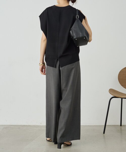 LIVETART（リヴェタート）の「エステルシャンブレータックパンツ《LIVETART》（その他パンツ・レディース・ベージュ/グレー・FREE）」の20枚目の写真