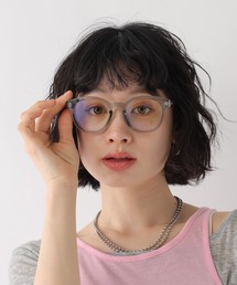 BAYFLOW | [ブルーライトカット機能付き]ボストンPCメガネ（ユニセックス）(メガネ)