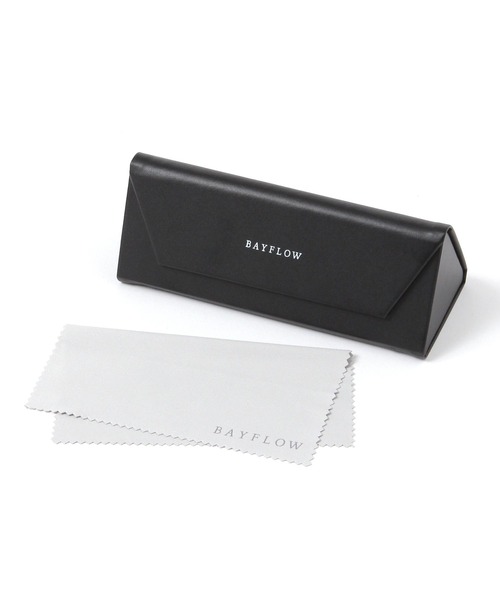 BAYFLOW（ベイフロー）の「[ブルーライトカット機能付き]ボストンPCメガネ（ユニセックス）（メガネ・レディース・ブラック/グレー・FREE）」の11枚目の写真