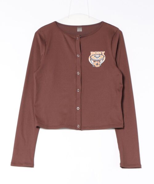 ROXY(ロキシー)の「ROXY/ロキシー レディース 長袖 カーディガン RLY261629T UT(Tシャツ/カットソー・レディース・ブラック/ホワイト/ブラウン・L/M)」の16枚目の写真