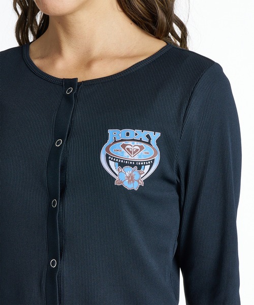 ROXY(ロキシー)の「ROXY/ロキシー レディース 長袖 カーディガン RLY261629T UT(Tシャツ/カットソー・レディース・ブラック/ホワイト/ブラウン・L/M)」の10枚目の写真
