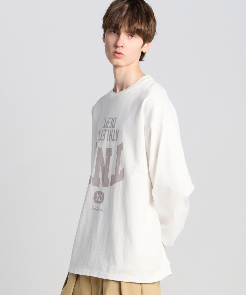 TENER(テネル)の「TNR デプト ロングスリーブ ホワイト(Tシャツ/カットソー・メンズ・その他・FREE)」の3枚目の写真
