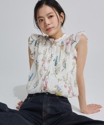 anuans（アニュアンス）の「フローラルモチーフプリントブラウス（シャツ/ブラウス）」