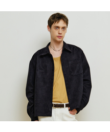 MINAV（ミナブ）の「マガレットスエードクロップシャツ[ネイビー]（シャツ/ブラウス）」