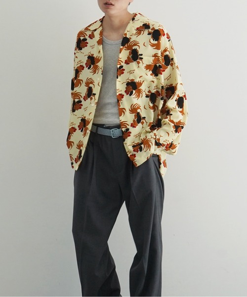 cotton pan(コットンパン)の「COTTON PAN Rooster l/s レーヨンシャツ shawn(シャツ/ブラウス・メンズ・クリーム・2)」の1枚目の写真