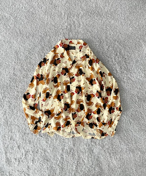 cotton pan(コットンパン)の「COTTON PAN Rooster l/s レーヨンシャツ shawn(シャツ/ブラウス・メンズ・クリーム・2)」の4枚目の写真