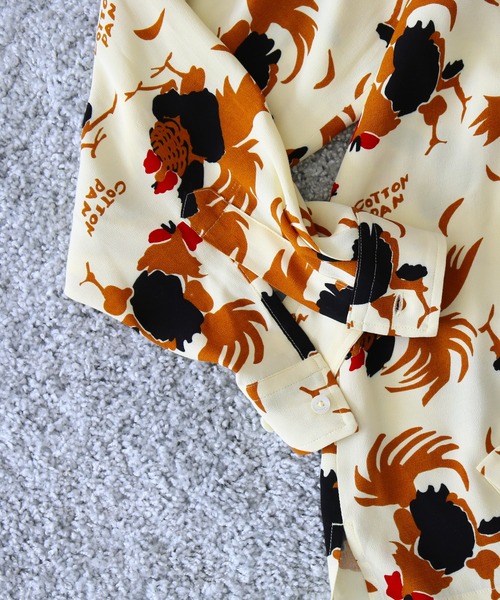 cotton pan(コットンパン)の「COTTON PAN Rooster l/s レーヨンシャツ shawn(シャツ/ブラウス・メンズ・クリーム・2)」の5枚目の写真