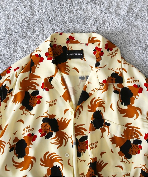 cotton pan(コットンパン)の「COTTON PAN Rooster l/s レーヨンシャツ shawn(シャツ/ブラウス・メンズ・クリーム・2)」の6枚目の写真