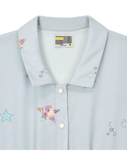 youthbath（ユースバース）の「YB x Oliwa Star Print Sleep Shirt（シャツ/ブラウス・レディース・その他・SMALL/MEDIUM）」の5枚目の写真