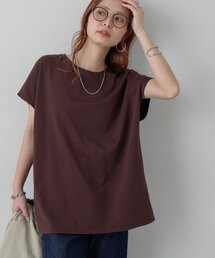 【Noka/接触冷感】シルケットビッグフレンチTシャツ《WEB限定》