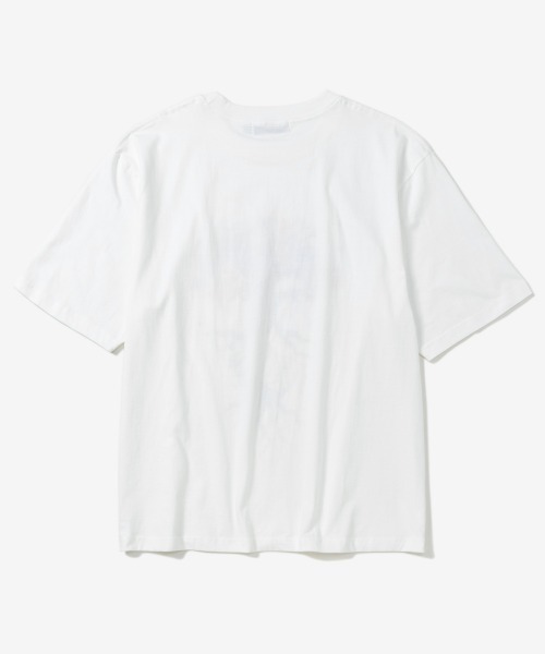 rehacer（レアセル）の「rehacer : Hands Free Relax Fit T-Shirt / ハンズフリー リラックスフィット Tシャツ（Tシャツ/カットソー・メンズ・ベージュ/ホワイト/ピンク・SMALL/MEDIUM/LARGE/X-LARGE）」の13枚目の写真