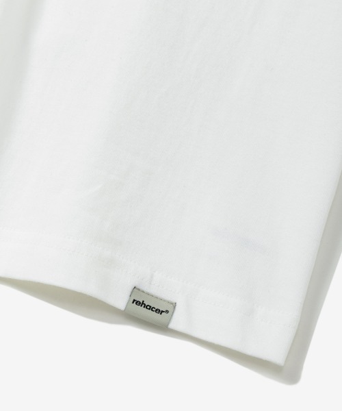 rehacer（レアセル）の「rehacer : Hands Free Relax Fit T-Shirt / ハンズフリー リラックスフィット Tシャツ（Tシャツ/カットソー・メンズ・ベージュ/ホワイト/ピンク・SMALL/MEDIUM/LARGE/X-LARGE）」の17枚目の写真