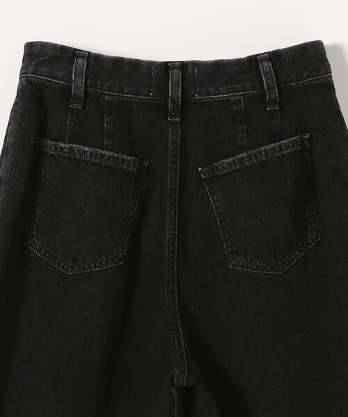 Le Minor（ルミノア）の「Le minor:〈洗濯機可能〉ハーフ パンツ（その他パンツ・レディース・ホワイト/ブラック・23/24）」の7枚目の写真