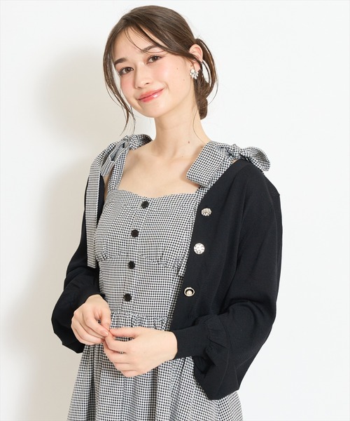 WILLSELECTION（ウィルセレクション）の「アソートボタンＵＶカットカーディガン（カーディガン/ボレロ・レディース・レッド/ネイビー/ブラック/ブルー/オフホワイト・FREE）」の2枚目の写真