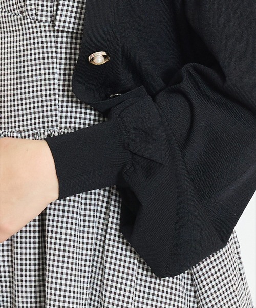 WILLSELECTION（ウィルセレクション）の「アソートボタンＵＶカットカーディガン（カーディガン/ボレロ・レディース・レッド/ネイビー/ブラック/ブルー/オフホワイト・FREE）」の12枚目の写真