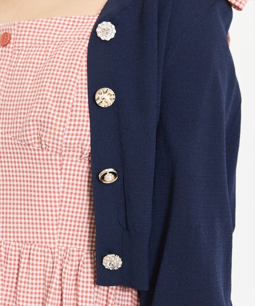 WILLSELECTION（ウィルセレクション）の「アソートボタンＵＶカットカーディガン（カーディガン/ボレロ・レディース・レッド/ネイビー/ブラック/ブルー/オフホワイト・FREE）」の18枚目の写真