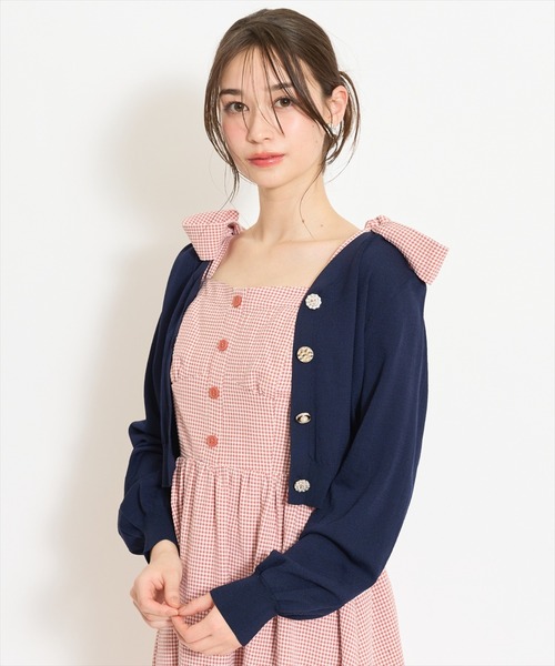 WILLSELECTION（ウィルセレクション）の「アソートボタンＵＶカットカーディガン（カーディガン/ボレロ・レディース・レッド/ネイビー/ブラック/ブルー/オフホワイト・FREE）」の17枚目の写真