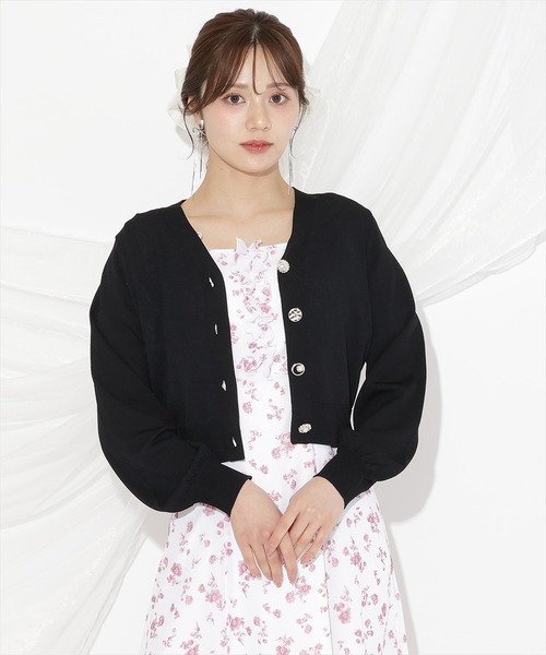 WILLSELECTION（ウィルセレクション）の「アソートボタンＵＶカットカーディガン（カーディガン/ボレロ・レディース・レッド/ネイビー/ブラック/ブルー/オフホワイト・FREE）」の7枚目の写真