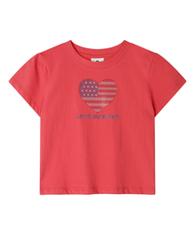 SUNDAY FRUIT MARKET（サンデーフルーツマーケット）の「W) LOVE SUN TEE RED（Tシャツ/カットソー）」