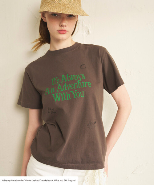 Firsthand — футболка с принтом Winnie-the-Pooh (Винни-Пух), Message Print T-shirt
