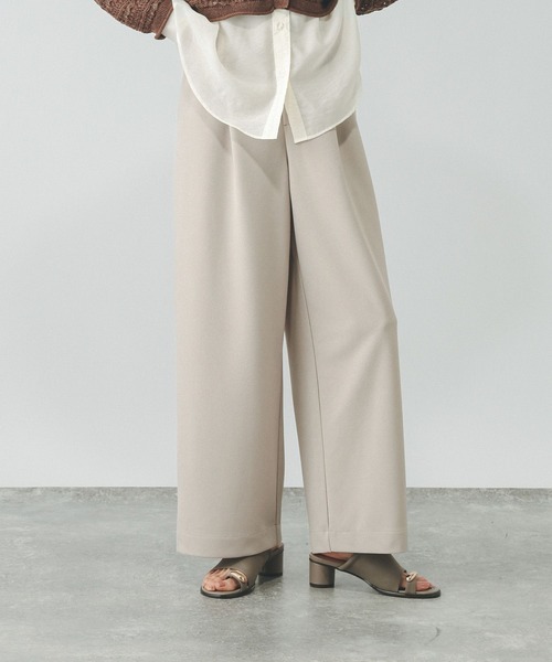 GLOBAL WORK（グローバルワーク）の「イージーケアストレッチコクーンパンツ/647474（その他パンツ・レディース・チャコールグレー/ライトベージュ/ブラック/ブラウン・SMALL/LARGE/MEDIUM）」の4枚目の写真