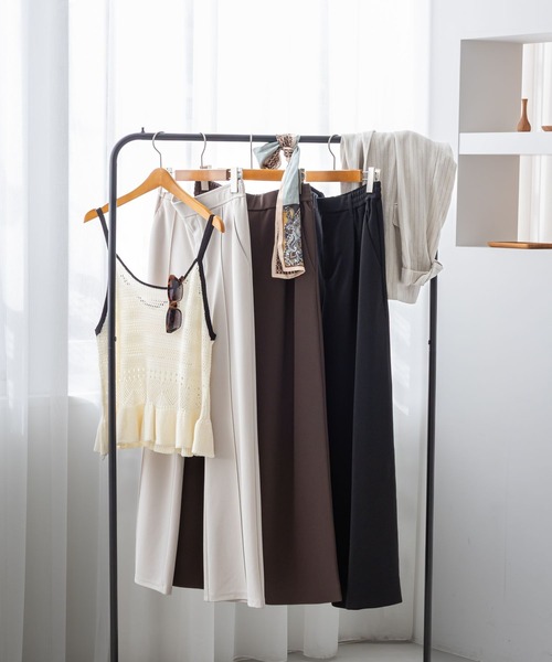 GLOBAL WORK（グローバルワーク）の「イージーケアストレッチコクーンパンツ/647474（その他パンツ・レディース・チャコールグレー/ライトベージュ/ブラック/ブラウン・SMALL/LARGE/MEDIUM）」の5枚目の写真