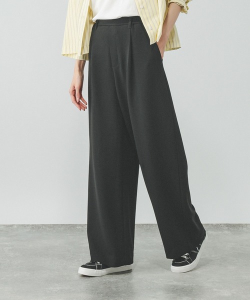 GLOBAL WORK（グローバルワーク）の「イージーケアストレッチコクーンパンツ/647474（その他パンツ・レディース・チャコールグレー/ライトベージュ/ブラック/ブラウン・SMALL/LARGE/MEDIUM）」の10枚目の写真