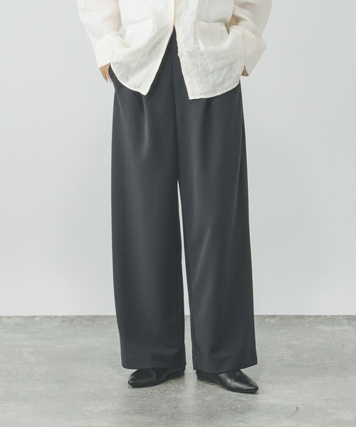 GLOBAL WORK（グローバルワーク）の「イージーケアストレッチコクーンパンツ/647474（その他パンツ・レディース・チャコールグレー/ライトベージュ/ブラック/ブラウン・SMALL/LARGE/MEDIUM）」の14枚目の写真