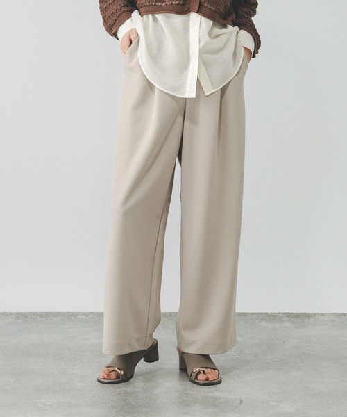 GLOBAL WORK（グローバルワーク）の「イージーケアストレッチコクーンパンツ/647474（その他パンツ・レディース・チャコールグレー/ライトベージュ/ブラック/ブラウン・SMALL/LARGE/MEDIUM）」の22枚目の写真