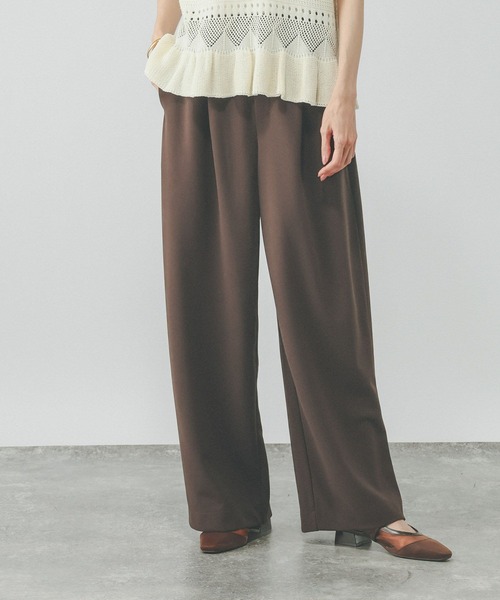 GLOBAL WORK（グローバルワーク）の「イージーケアストレッチコクーンパンツ/647474（その他パンツ・レディース・チャコールグレー/ライトベージュ/ブラック/ブラウン・SMALL/LARGE/MEDIUM）」の17枚目の写真