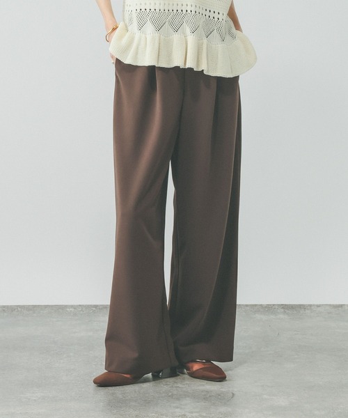 GLOBAL WORK（グローバルワーク）の「イージーケアストレッチコクーンパンツ/647474（その他パンツ・レディース・チャコールグレー/ライトベージュ/ブラック/ブラウン・SMALL/LARGE/MEDIUM）」の18枚目の写真