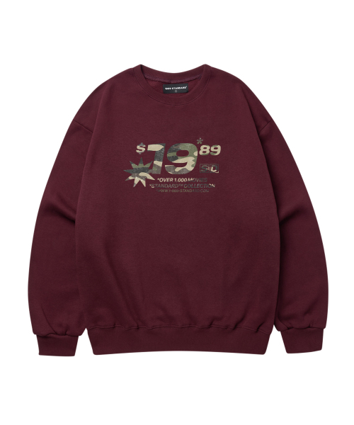 1989STANDARD（1989スタンダード）の「RENTAL SHOP スウェット (STMSTD-0224)（スウェット・メンズ・ライトグレー/バーガンディー/ダークグレー/ネイビー/ブラック/オートミール・MEDIUM/LARGE/X-LARGE）」の10枚目の写真