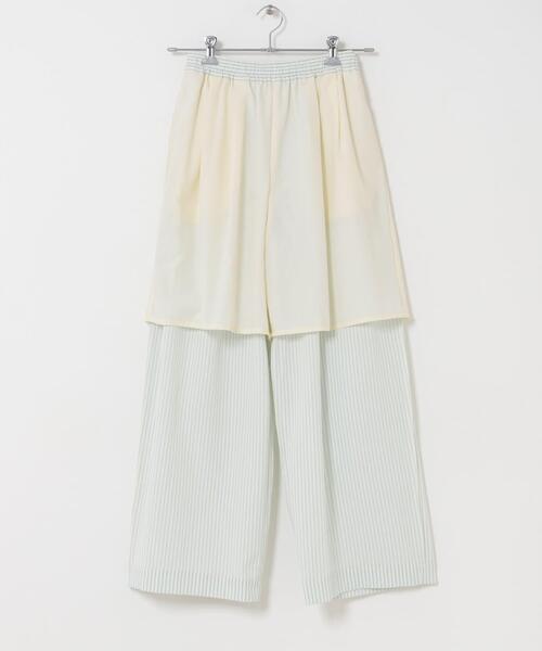 ITEMS URBANRESEARCH(アイテムズ アーバンリサーチ)の「サッカーストライプパンツ(その他パンツ・レディース・ブラック/ライトブルー/ブラウン・FREE)」の20枚目の写真