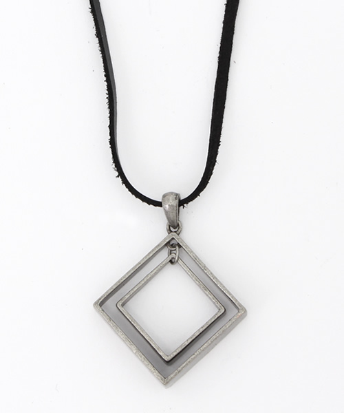 MYE-DO'（マイ・ドゥ）の「ネックレス ”quadratus”（ネックレス・メンズ・ブラウン/ブラック・FREE）」の8枚目の写真