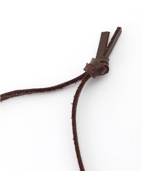 MYE-DO'（マイ・ドゥ）の「ネックレス ”quadratus”（ネックレス・メンズ・ブラウン/ブラック・FREE）」の5枚目の写真