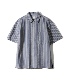 HORLISUN（ホーリーサン）の「Joshua Chambray Stripe Shirt Navy（シャツ/ブラウス）」