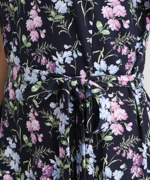 LAURA ASHLEY（ローラアシュレイ）の「【UVカット／接触冷感】ポリー柄 コットンジャージーワンピース（ワンピース・レディース・ホワイト系3/ネイビー系・38/40）」の16枚目の写真