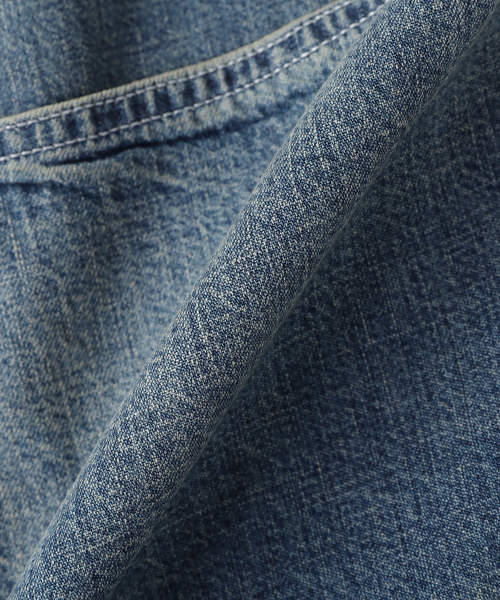 Maison Margiela(メゾンマルジェラ)の「MAISON MARGIELA(メゾン マルジェラ) Washed Denim Coverall JK(デニムジャケット・メンズ・ブルー・48/46)」の6枚目の写真