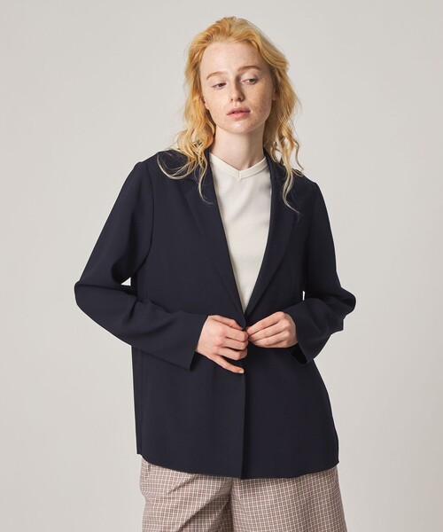 Steven Alan＞バックサテン ジョーゼット ジャケット（テーラード