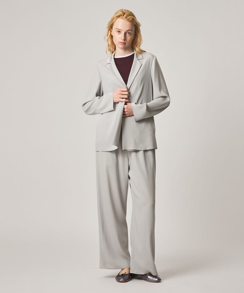 Steven Alan＞バックサテン ジョーゼット ジャケット（テーラード