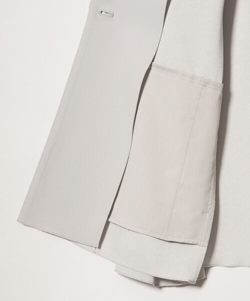 Steven Alan(スティーブンアラン)の「<Steven Alan>バックサテン ジョーゼット ジャケット(テーラードジャケット・レディース・ネイビー/ライトグレー・S/M)」の21枚目の写真