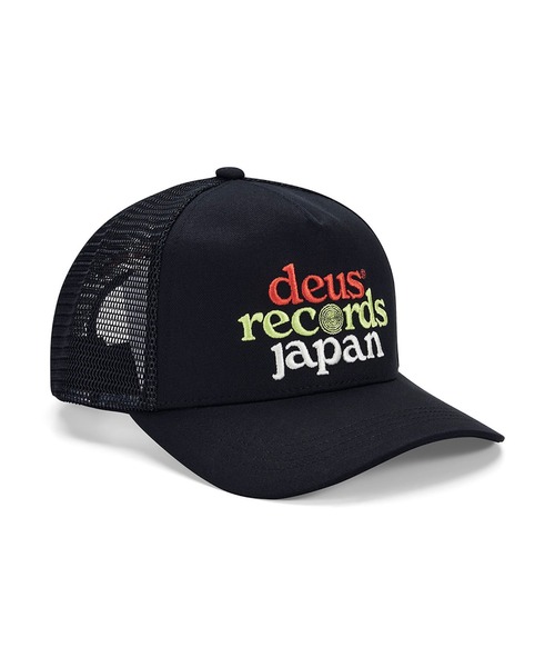 DEUS EX MACHINA(デウスエクスマキナ)の「STRATA TRUCKER メッシュキャップ(キャップ・メンズ・ブラック/ブルー・OS)」の2枚目の写真