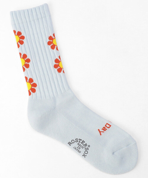 FREAK'S STORE（フリークスストア）の「限定展開 ROSTER SOX/ロスターソックス PEACE/ピース(ソックス)（ソックス/靴下・レディース・ブルー/ピンク/イエロー・ONE SIZE）」の2枚目の写真