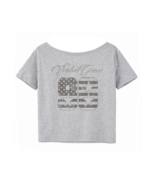 VENHIT(ベンヒット)の「venhitgrove ワンオフ 半袖Tシャツ(Tシャツ/カットソー・レディース・ホワイト/ライトグレー/ブラック・FREE)」の1枚目の写真