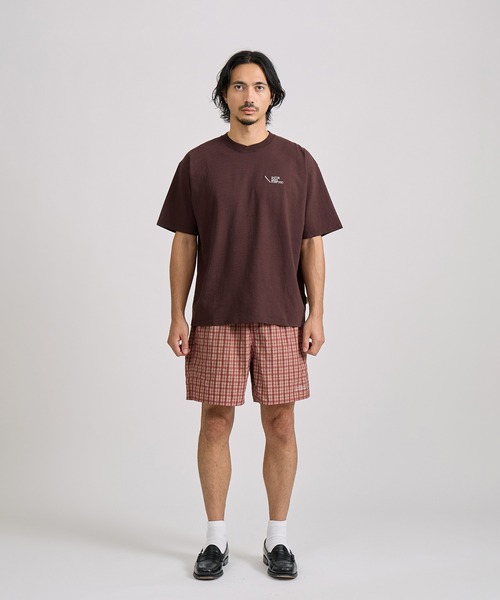 Saturdays NYC(サタデーズ ニューヨークシティ )の「Loofah Collar Relaxed SS Tee(Tシャツ/カットソー・メンズ・ネイビー/ライトグレー/ダークブラウン・L/M/S/XL)」の13枚目の写真