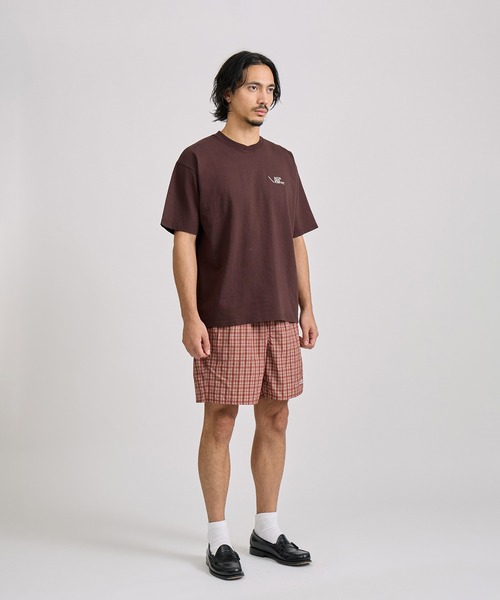 Saturdays NYC(サタデーズ ニューヨークシティ )の「Loofah Collar Relaxed SS Tee(Tシャツ/カットソー・メンズ・ネイビー/ライトグレー/ダークブラウン・L/M/S/XL)」の14枚目の写真